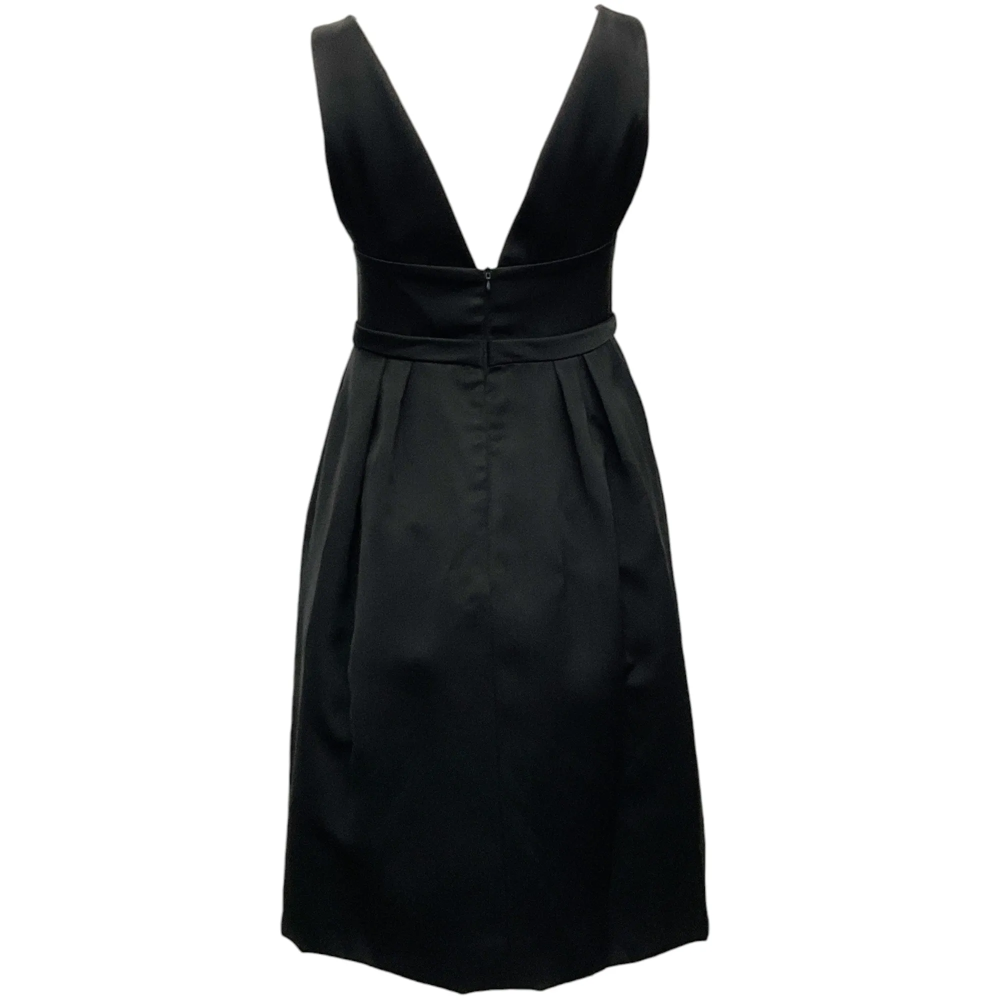 Escada Black Silk Sleeveless Evening Dress with Bow