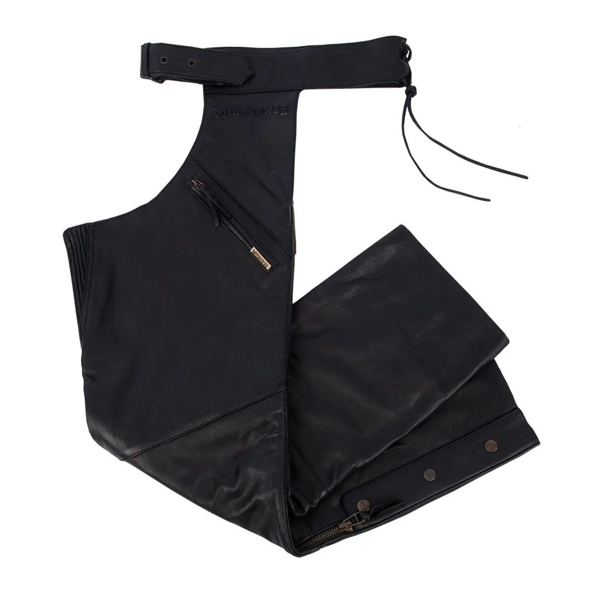 Milwaukee Motorcycle Clothing Company MV8020 Men's Black Leather