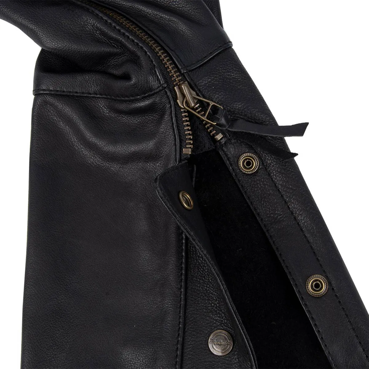 Milwaukee Motorcycle Clothing Company MV8020 Men's Black Leather