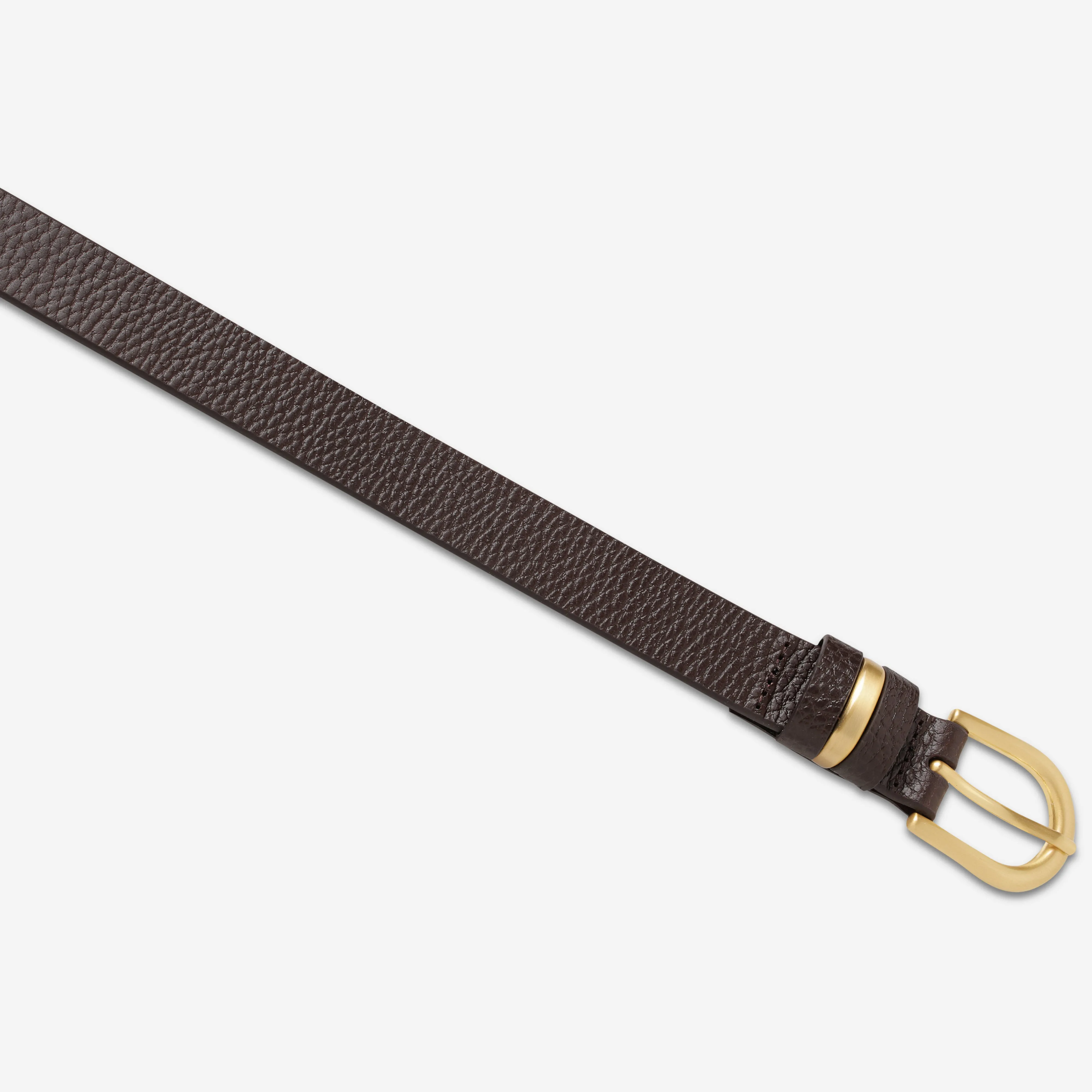 Over And Over Belt - Choc/Gold