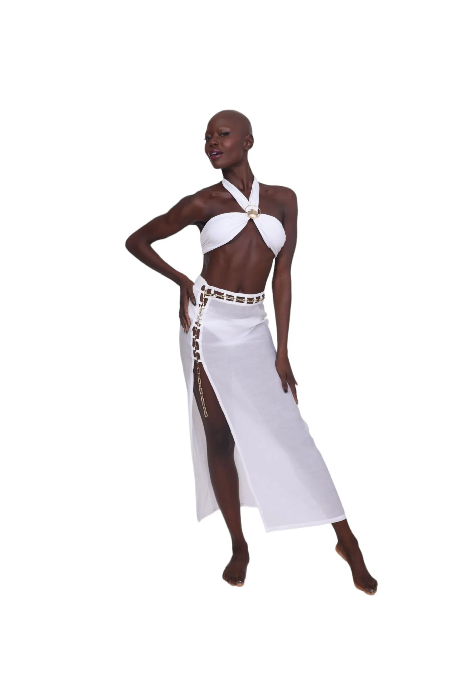 Piera Bikini Top - White